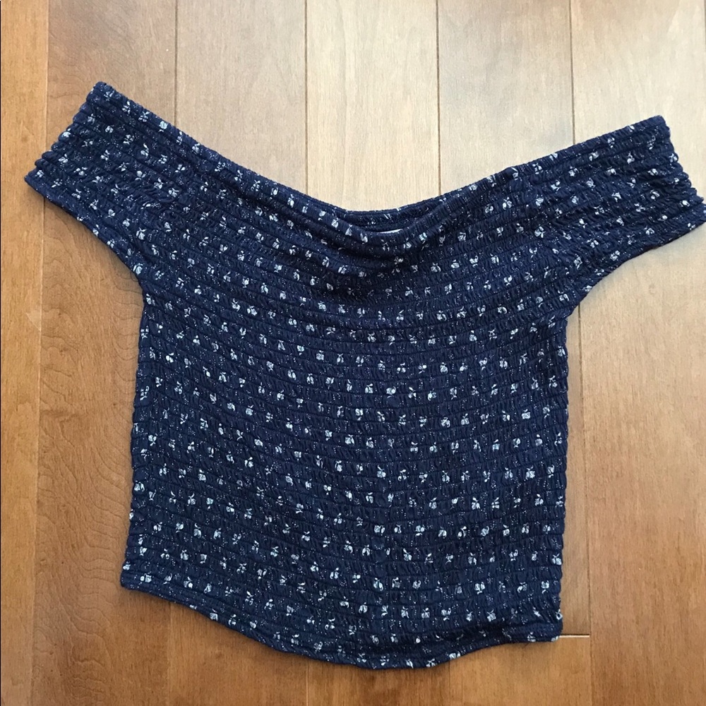 Guess Blue Crop Top